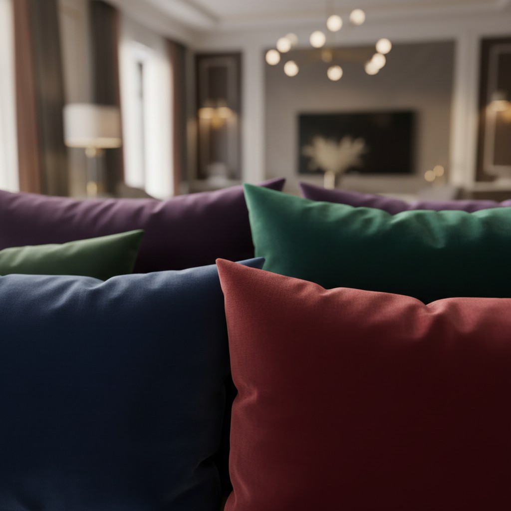 Velvet fabric collection